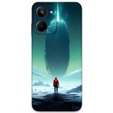 Gramaphone Realme 10 4G Uyumlu Uzay Desenli Telefon Kılıfı + Ekran Koruyucu - 5864