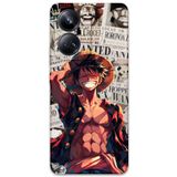 Gramaphone Realme 10 Pro Plus ile Uyumlu Anime Desenli Telefon Kılıfı + Ekran Koruyucu - 5754