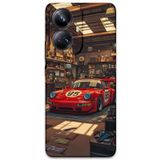 Gramaphone Realme 10 Pro Plus ile Uyumlu Araba Desenli Telefon Kılıfı + Ekran Koruyucu - 5759
