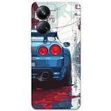 Gramaphone Realme 10 Pro Plus ile Uyumlu Araba Desenli Telefon Kılıfı + Ekran Koruyucu - 5761