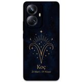 Gramaphone Realme 10 Pro Plus ile Uyumlu Koç Burcu Desenli Telefon Kılıfı + Ekran Koruyucu - 5768