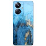 Gramaphone Realme 10 Pro Plus ile Uyumlu Mermer Desenli Telefon Kılıfı + Ekran Koruyucu - 5812