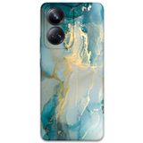 Gramaphone Realme 10 Pro Plus ile Uyumlu Mermer Desenli Telefon Kılıfı + Ekran Koruyucu - 5814