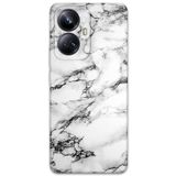 Gramaphone Realme 10 Pro Plus ile Uyumlu Mermer Desenli Telefon Kılıfı + Ekran Koruyucu - 5817