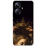 Gramaphone Realme 10 Pro Plus ile Uyumlu Retro Desenli Telefon Kılıfı + Ekran Koruyucu - 5833