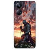 Gramaphone Realme 10 Pro Plus ile Uyumlu Retro Desenli Telefon Kılıfı + Ekran Koruyucu - 5842