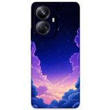Gramaphone Realme 10 Pro Plus ile Uyumlu Uzay Desenli Telefon Kılıfı + Ekran Koruyucu - 5867