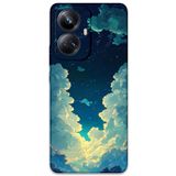 Gramaphone Realme 10 Pro Plus ile Uyumlu Uzay Desenli Telefon Kılıfı + Ekran Koruyucu - 5868