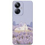 Gramaphone Realme 10 Pro Plus Uyumlu Çiçek Desenli Telefon Kılıfı + Ekran Koruyucu - 5800