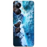 Gramaphone Realme 10 Pro Plus Uyumlu Mermer Desenli Telefon Kılıfı + Ekran Koruyucu - 5810