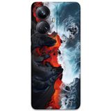 Gramaphone Realme 10 Pro Plus Uyumlu Mermer Desenli Telefon Kılıfı + Ekran Koruyucu - 5811