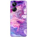 Gramaphone Realme 10 Pro Plus Uyumlu Mermer Desenli Telefon Kılıfı + Ekran Koruyucu - 5813