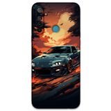 Gramaphone Realme 5i ile Uyumlu Araba Desenli Telefon Kılıfı + Ekran Koruyucu - 5766