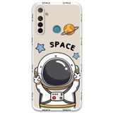 Gramaphone Realme 5i ile Uyumlu Astronot Desenli Telefon Kılıfı + Ekran Koruyucu - 5865
