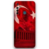 Gramaphone Realme 5i ile Uyumlu Atatürk Desenli Telefon Kılıfı + Ekran Koruyucu - 5848