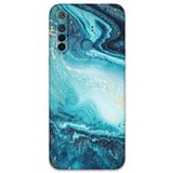 Gramaphone Realme 5i ile Uyumlu Mermer Desenli Telefon Kılıfı + Ekran Koruyucu - 5818