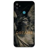 Gramaphone Realme 5i ile Uyumlu Retro Desenli Telefon Kılıfı + Ekran Koruyucu - 5832