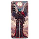 Gramaphone Realme 5i ile Uyumlu Retro Desenli Telefon Kılıfı + Ekran Koruyucu - 5837