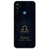 Gramaphone Realme 5i ile Uyumlu Terazi Burcu Desenli Telefon Kılıfı + Ekran Koruyucu - 5774