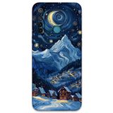 Gramaphone Realme 5i ile Uyumlu Uzay Desenli Telefon Kılıfı + Ekran Koruyucu - 5857