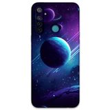 Gramaphone Realme 5i ile Uyumlu Uzay Desenli Telefon Kılıfı + Ekran Koruyucu - 5866