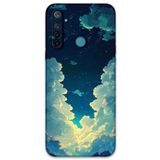 Gramaphone Realme 5i ile Uyumlu Uzay Desenli Telefon Kılıfı + Ekran Koruyucu - 5868