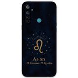 Gramaphone Realme 5İ Uyumlu Aslan Burcu Desenli Telefon Kılıfı + Ekran Koruyucu - 5772