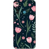 Gramaphone Realme 5İ Uyumlu Çiçek Desenli Telefon Kılıfı + Ekran Koruyucu - 5788