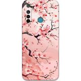Gramaphone Realme 5İ Uyumlu Çiçek Desenli Telefon Kılıfı + Ekran Koruyucu - 5805