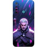Gramaphone Realme 5İ Uyumlu Geralt Desenli Telefon Kılıfı + Ekran Koruyucu - 5826