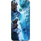 Gramaphone Realme 5İ Uyumlu Mermer Desenli Telefon Kılıfı + Ekran Koruyucu - 5810