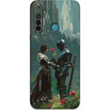 Gramaphone Realme 5İ Uyumlu Retro Desenli Telefon Kılıfı + Ekran Koruyucu - 5839