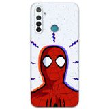 Gramaphone Realme 5İ Uyumlu Spiderman Desenli Telefon Kılıfı + Ekran Koruyucu - 5830