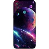 Gramaphone Realme 5İ Uyumlu Uzay Desenli Telefon Kılıfı + Ekran Koruyucu - 5862