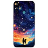 Gramaphone Realme 5İ Uyumlu Uzay Desenli Telefon Kılıfı + Ekran Koruyucu - 5863