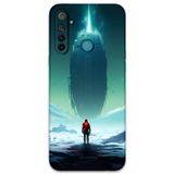 Gramaphone Realme 5İ Uyumlu Uzay Desenli Telefon Kılıfı + Ekran Koruyucu - 5864