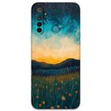 Gramaphone Realme 5İ Uyumlu Uzay Desenli Telefon Kılıfı + Ekran Koruyucu - 5871