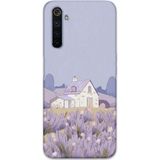 Gramaphone Realme 6 Pro Uyumlu Çiçek Desenli Telefon Kılıfı + Ekran Koruyucu - 5800