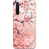 Gramaphone Realme 6 Pro Uyumlu Çiçek Desenli Telefon Kılıfı + Ekran Koruyucu - 5805