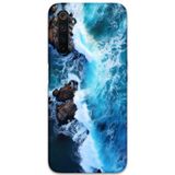 Gramaphone Realme 6 Pro Uyumlu Mermer Desenli Telefon Kılıfı + Ekran Koruyucu - 5810