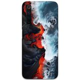 Gramaphone Realme 6 Pro Uyumlu Mermer Desenli Telefon Kılıfı + Ekran Koruyucu - 5811