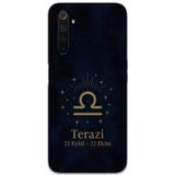 Gramaphone Realme 6 Pro Uyumlu Terazi Burcu Desenli Telefon Kılıfı + Ekran Koruyucu - 5774