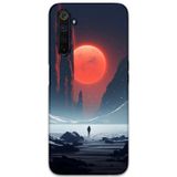 Gramaphone Realme 6 Pro Uyumlu Uzay Desenli Telefon Kılıfı + Ekran Koruyucu - 5861