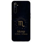 Gramaphone Realme 6 Uyumlu Akrep Burcu Desenli Telefon Kılıfı + Ekran Koruyucu - 5775