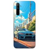 Gramaphone Realme 6 Uyumlu Araba Desenli Telefon Kılıfı + Ekran Koruyucu - 5760