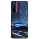 Gramaphone Realme 6 Uyumlu Araba Desenli Telefon Kılıfı + Ekran Koruyucu - 5767
