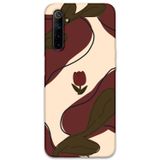 Gramaphone Realme 6 Uyumlu Çiçek Desenli Telefon Kılıfı + Ekran Koruyucu - 5790
