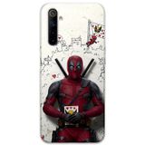 Gramaphone Realme 6 Uyumlu Deadpool Desenli Telefon Kılıfı + Ekran Koruyucu - 5927