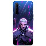 Gramaphone Realme 6 Uyumlu Geralt Desenli Telefon Kılıfı + Ekran Koruyucu - 5826