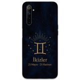 Gramaphone Realme 6 Uyumlu İkizler Burcu Desenli Telefon Kılıfı + Ekran Koruyucu - 5770